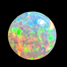 14.15 carat 5/5 rated round Ethiopian opal of exceptional quality. 